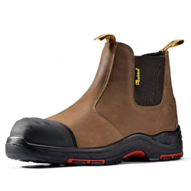 Work safety boots for electricians/construction | leather | size 37 | EH 18kV | ASTM F2413-24 | composite toe | rubber sole