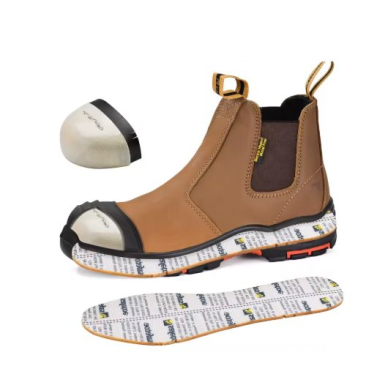 Work safety boots for electricians/construction | leather | size 37 | EH 18kV | ASTM F2413-24 | composite toe | rubber sole 1 Work safety boots for electricians/construction | leather | size 37 | EH 18kV | ASTM F2413-24 | composite toe | rubber sole 1