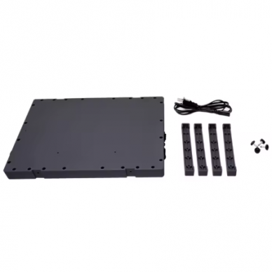 Cāļu sildīšanas plāksne | 100W | regulējama temperatūra | 37.8 × 29.8 × 2.5 cm | 4 augstuma līmeņi | inkubācijas funkcija | melna 3