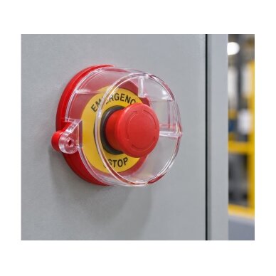 LOTO lockout device for emergency STOP button | Ø30mm | plastic 3