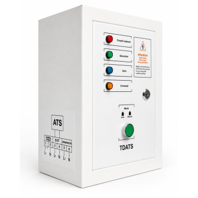 Automatic Transfer Switch (ATS) Controller for Generator | 3kW | 230V | Automatic Start and Backup Power Switching 1 Automatic Transfer Switch (ATS) Controller for Generator | 3kW | 230V | Automatic Start and Backup Power Switching 1
