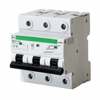 Modular | automatic circuit breaker 3P | C | 100A | 15kA | DIN | IP20 | EVO FB3-125 Promfactor Baltic FB3C3100