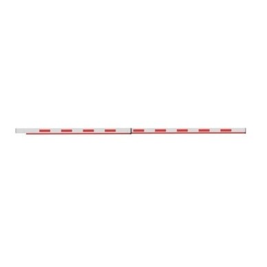 Aluminium road barrier boom | boom for automatic barrier system | for barrier gate | 4m | 4000x44x110mm | red/white | Hikvision | DS-TMG001-3