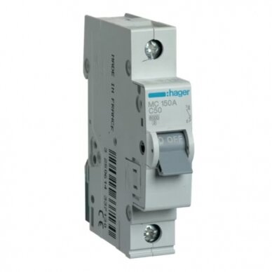 Автоматический выключатель 1P | C | 50A | 230-400V | MC150A Hager Автоматический выключатель 1P | C | 50A | 230-400V | MC150A Hager