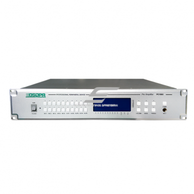 Professional audio preamplifier | with priority / EMC inputs / LCD display | independent channel + Master control