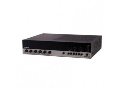 Audio muzikos stiprintuvas | 100V | 240W RMS | 4 omų | su mikšeriu | Audac | COM24