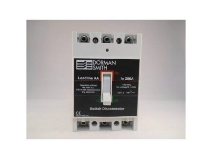 Pramoninis automatinis jungiklis | 3P | 200A | 660V | DORMAN SMITH | MB-AA/200/3