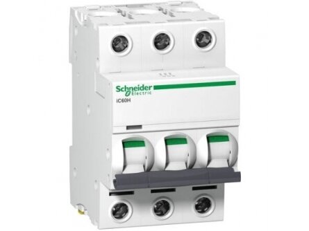 Automatinis jungiklis | 3P | 16A | C | 10kA | Schneider Electric | iC60H | A9F89316 Automatinis jungiklis | 3P | 16A | C | 10kA | Schneider Electric | iC60H | A9F89316