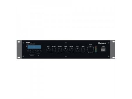 Audio muzikos stiprintuvas | 100V | 5 kanalų | 8 omų | su mikšeriu ir BT / USB / SD grotuvu | įmontuojamas | Adastra | RM60 Audio muzikos stiprintuvas | 100V | 5 kanalų | 8 omų | su mikšeriu ir BT / USB / SD grotuvu | įmontuojamas | Adastra | RM60