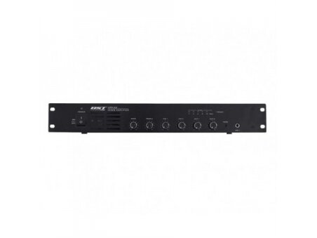 Audio muzikos stiprintuvas | 100V | 60W RMS | su mikšeriu | įmontuojamas | BST | UPA60 Audio muzikos stiprintuvas | 100V | 60W RMS | su mikšeriu | įmontuojamas | BST | UPA60