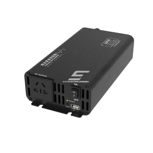 Impulsu sprieguma pārveidotājs | 48V DC → 220V AC | 300 W | LCD displejs | alumīnija korpuss | IPS-PI300-248 1 Impulsu sprieguma pārveidotājs | 48V DC → 220V AC | 300 W | LCD displejs | alumīnija korpuss | IPS-PI300-248 1