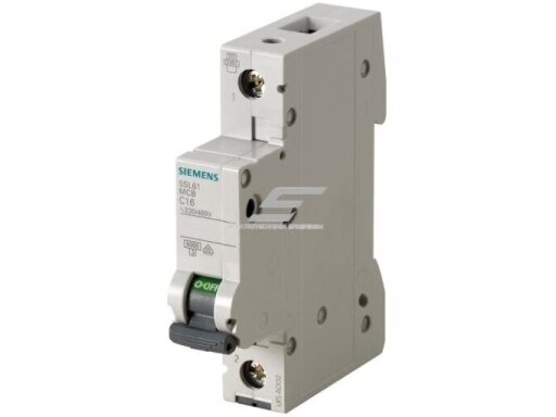 Modulinis automatinis jungiklis | 1P | 10A | C | 6kA | DIN | MCB | SIEMENS | 5SL6110-7