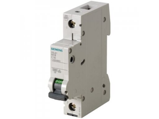 Modulinis automatinis jungiklis | 1P | 4A | C | 6kA | DIN | MCB | SIEMENS | 5SL6104-7