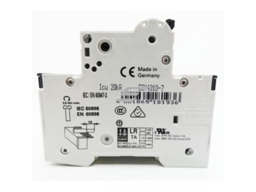 Modulinis automatinis jungiklis | 6A | C | DIN | MCB | SIEMENS | 5SY43 2 Modulinis automatinis jungiklis | 6A | C | DIN | MCB | SIEMENS | 5SY43 2