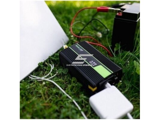 Automobilinis įtampos keitiklis | 12VDC/230VAC | 500W/1000W | 50Hz | su USB 5V 2,1A | Green cell | INV03DE 2