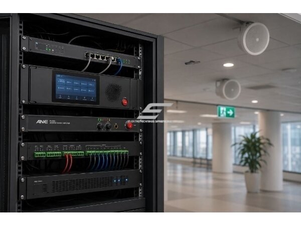 Audio muzikos garso stiprintuvas | 800W | 70V / 100V / 4-16Ω | 230V | 483x337x49mm 2