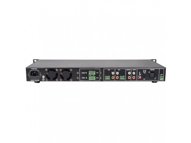Audio muzikos stiprintuvas | 100V | 2x120W | įmontuojamas | Adastra | RMS1202 1 Audio muzikos stiprintuvas | 100V | 2x120W | įmontuojamas | Adastra | RMS1202 1