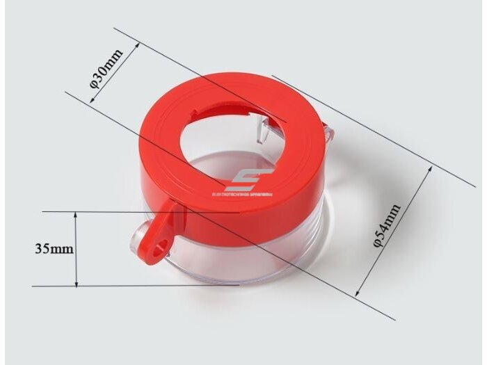 LOTO blokavimo užraktas avariniam STOP mygtukui | Ø30mm | plastikas 2