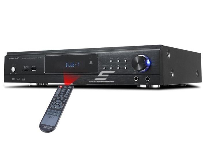 Audio muzikos garso stiprintuvas | 5.1 kanalų | 230V | su Bluetooth | USB | SD Audio muzikos garso stiprintuvas | 5.1 kanalų | 230V | su Bluetooth | USB | SD