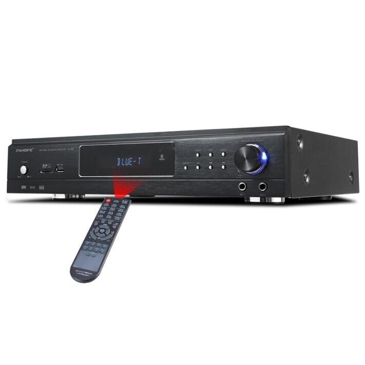Audio mūzikas pastiprinātājs | 5.1 kanālu | 230V | ar Bluetooth | USB | SD Audio mūzikas pastiprinātājs | 5.1 kanālu | 230V | ar Bluetooth | USB | SD