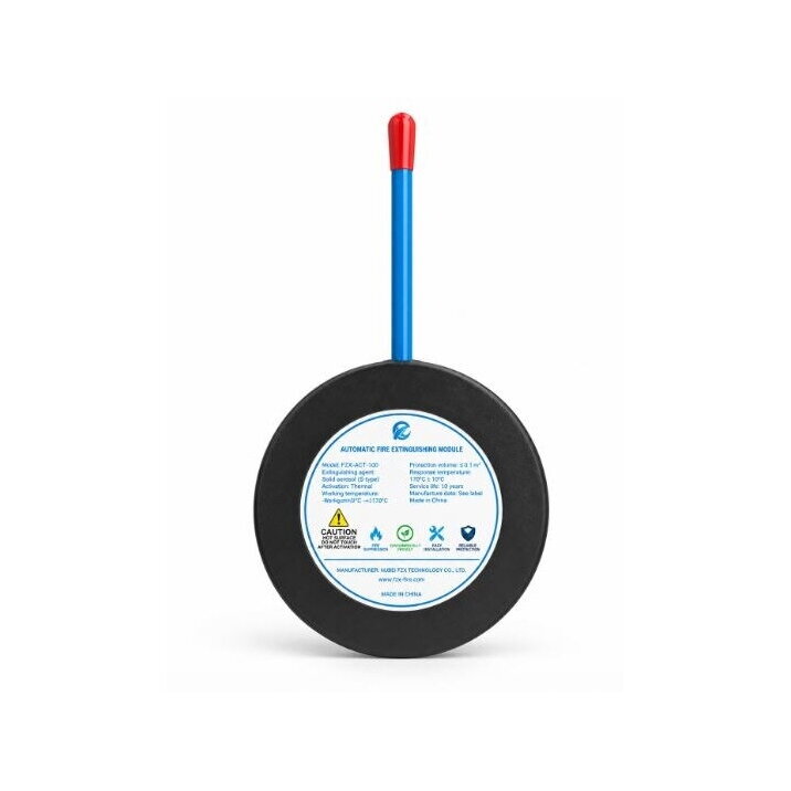 Automatic aerosol fire extinguishing device | 8g | 170°C activation | 0.08m³ Automatic aerosol fire extinguishing device | 8g | 170°C activation | 0.08m³