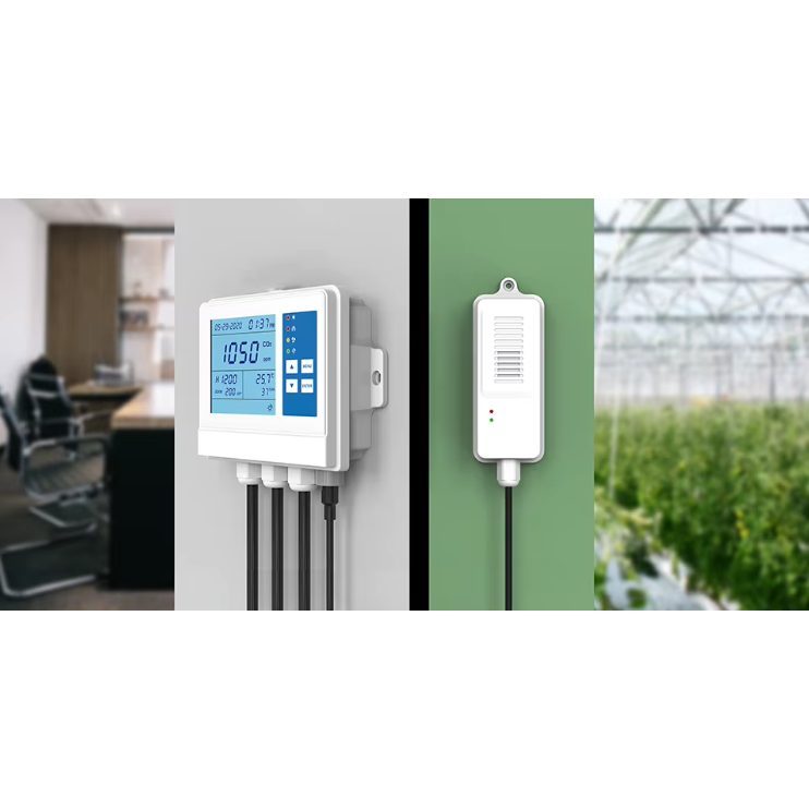 Automaatne CO₂ kontroller kasvuhoonele | ventilatsioonisüsteemile | 0–10000PPM | 100–240VAC 1 Automaatne CO₂ kontroller kasvuhoonele | ventilatsioonisüsteemile | 0–10000PPM | 100–240VAC 1