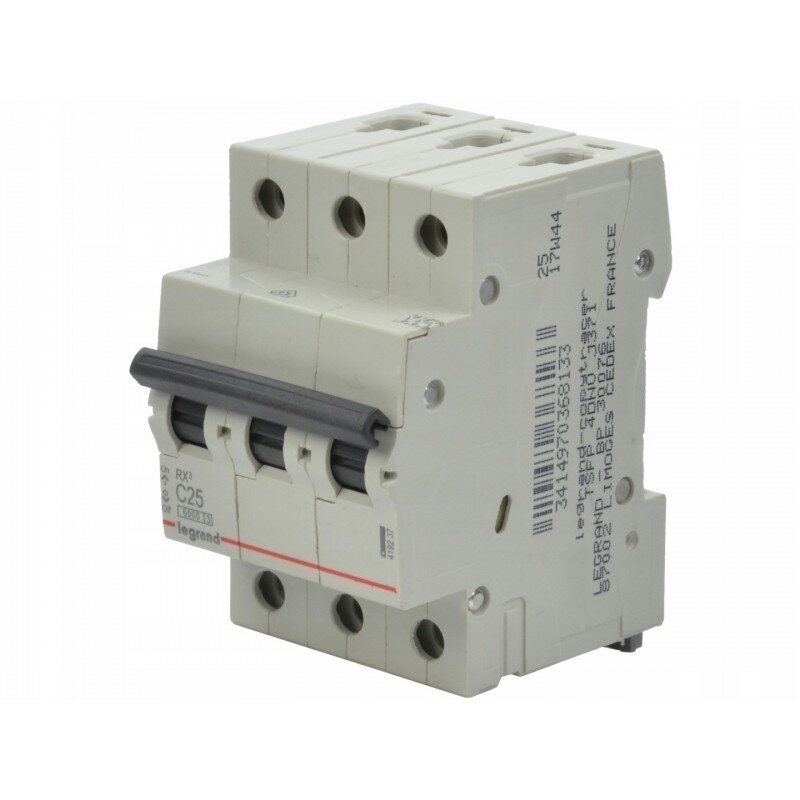 Modular circuit breaker 3P | 32A | C | 6kA | DIN | RX3 Legrand Modular circuit breaker 3P | 32A | C | 6kA | DIN | RX3 Legrand