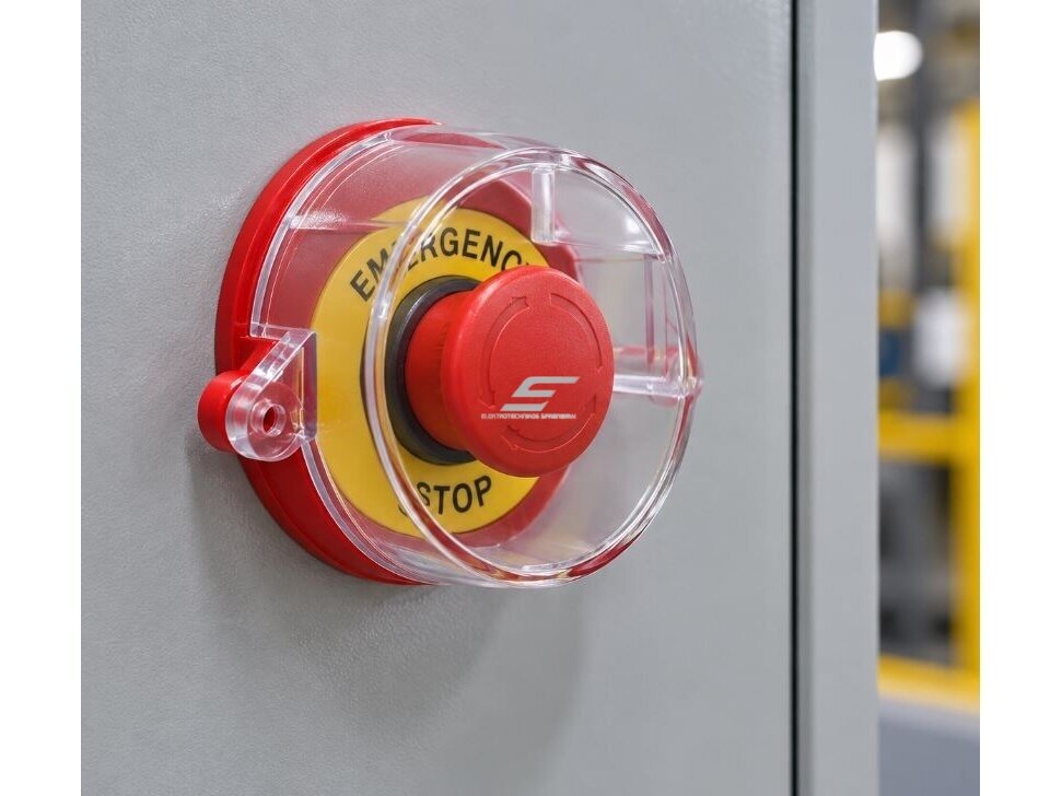 LOTO blokavimo užraktas avariniam STOP mygtukui | Ø30mm | plastikas 3