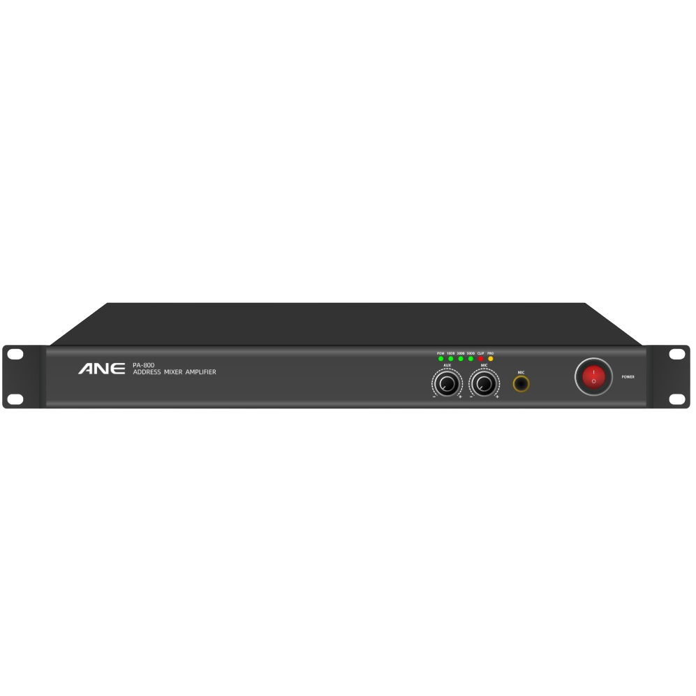 Wzmacniacz mocy audio | 800W | 70V / 100V / 4-16Ω | 230V | 483x337x49mm