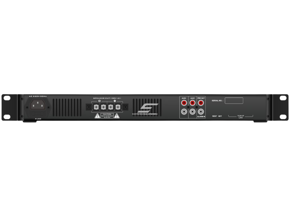 Audio muzikos garso stiprintuvas | 800W | 70V / 100V / 4-16Ω | 230V | 483x337x49mm 1 Audio muzikos garso stiprintuvas | 800W | 70V / 100V / 4-16Ω | 230V | 483x337x49mm 1