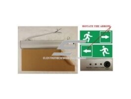 Avarinis išėjimo šviestuvas | evakuacinis | rodyklė į kairę/dešinę | 3W | 230V | 365x200x40mm | 3h | IP30 | virštinkinis | 4779041467948