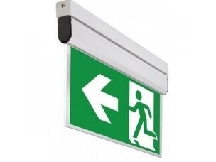 LED avarinis išėjimo šviestuvas | evakuacinis | 3W | 300x150mm | 230V | 3h | IP20 | virštinkinis | SLIM | Oximia LED avarinis išėjimo šviestuvas | evakuacinis | 3W | 300x150mm | 230V | 3h | IP20 | virštinkinis | SLIM | Oximia