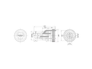 Mygtukas | 19mm | 220V | 1NO+1NC | LED (žalia) | IP65 | fiksuojamas | anoduotas aliuminis Mygtukas | 19mm | 220V | 1NO+1NC | LED (žalia) | IP65 | fiksuojamas | anoduotas aliuminis
