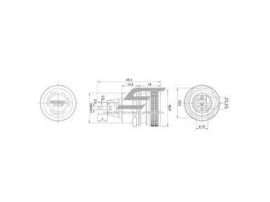 Mygtukas | 22mm | 220V | 1NO+1NC | LED (žalia) | IP65 | fiksuojamas | anoduotas aliuminis Mygtukas | 22mm | 220V | 1NO+1NC | LED (žalia) | IP65 | fiksuojamas | anoduotas aliuminis