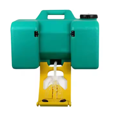 Avārijas acu skalošanas stacija | 30L ūdens tvertne | acu un sejas skalošana | sienas montāža | autonoma | 1.5 L/min | ABS plastmasa | zaļa Avārijas acu skalošanas stacija | 30L ūdens tvertne | acu un sejas skalošana | sienas montāža | autonoma | 1.5 L/min | ABS plastmasa | zaļa