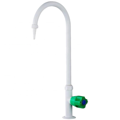 Laboratory water mixer | water flow control | 360° swivel | tabletop | copper | 400 mm Laboratory water mixer | water flow control | 360° swivel | tabletop | copper | 400 mm