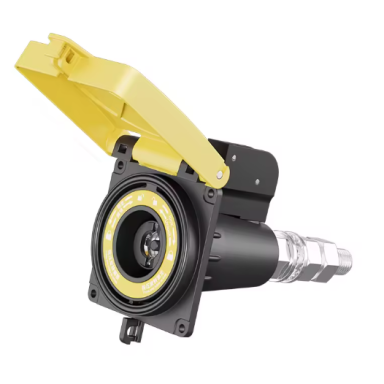 Avārijas barošanas ātrās savienošanas savienotājs | 800 A | 1000 V | IP67 | dzeltens | sudrabots vara kontakts | Quick Lock mehānisms | ABS plastmasa Avārijas barošanas ātrās savienošanas savienotājs | 800 A | 1000 V | IP67 | dzeltens | sudrabots vara kontakts | Quick Lock mehānisms | ABS plastmasa