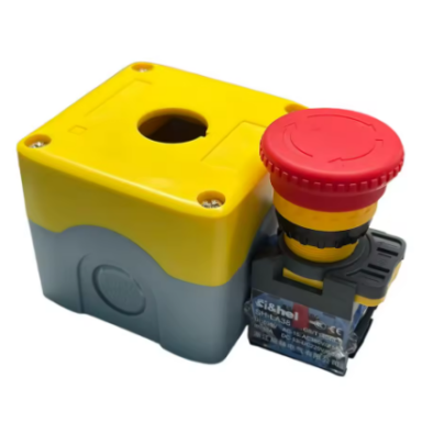 Emergency stop button | mushroom head | 660V | 10A | SPST | LA38-11MZS/STOP
