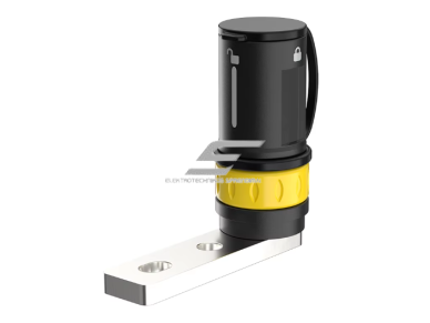 Avarinis galios gnybtas generatoriams | 630 A | 1000 V | IP67 | geltona | sidabruotas varinis kontaktas | Quick-Connect mechanizmas