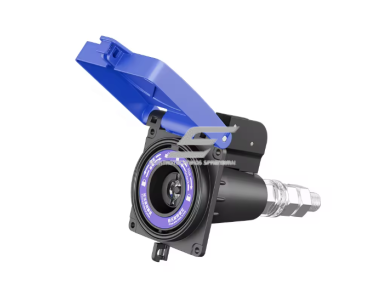 Avarinės galios greito jungimo jungtis | 800 A | 1000 V | IP67 | mėlyna | sidabruotas varinis kontaktas | Quick Lock mechanizmas | ABS plastikas Avarinės galios greito jungimo jungtis | 800 A | 1000 V | IP67 | mėlyna | sidabruotas varinis kontaktas | Quick Lock mechanizmas | ABS plastikas