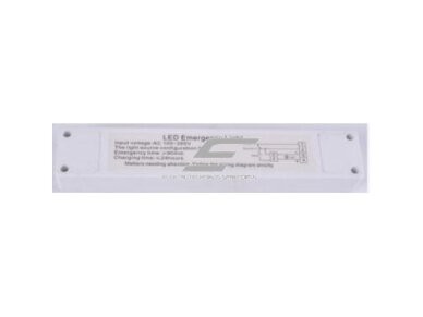 Avarinis maitinimo šaltinis LED lempoms | 20W | 100-265VAC | 50/60Hz | 90min | 215x42x28mm | IP20 | 4772124004498
