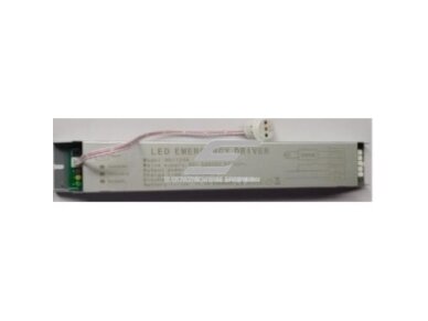Avarinis maitinimo šaltinis LED lempoms | 20W | 85-265VAC | 50/60Hz | 90min | 242x40x27mm | IP20 | 4772124004504