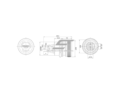 Mygtukas | 22mm | 220V | 1NO+1NC | LED (žalia) | IP65 | fiksuojamas | anoduotas aliuminis 1 Mygtukas | 22mm | 220V | 1NO+1NC | LED (žalia) | IP65 | fiksuojamas | anoduotas aliuminis 1