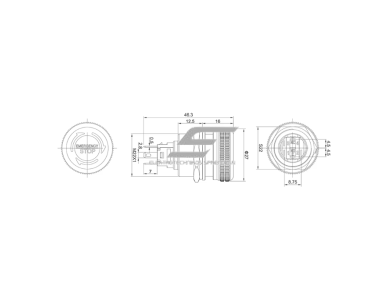 Avarinis STOP mygtukas | 22mm | 220V | 1NO+1NC | LED (raudona) | IP65 | fiksuojamas | anoduotas aliuminis 1 Avarinis STOP mygtukas | 22mm | 220V | 1NO+1NC | LED (raudona) | IP65 | fiksuojamas | anoduotas aliuminis 1