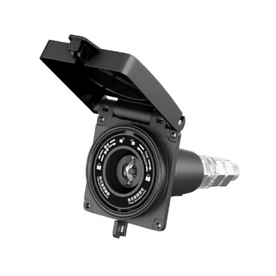 Быстроразъёмный разъём аварийного питания | 800 А | 1000 В | IP67 | чёрный | посеребрённый медный контакт | механизм Quick Lock | пластик ABS Быстроразъёмный разъём аварийного питания | 800 А | 1000 В | IP67 | чёрный | посеребрённый медный контакт | механизм Quick Lock | пластик ABS