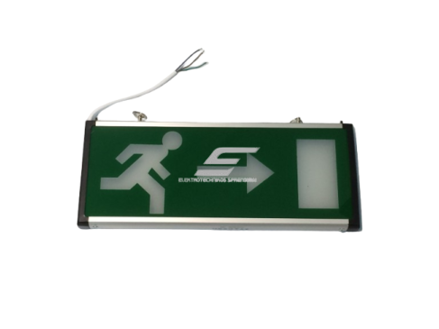 Avarinis išėjimo šviestuvas | evakuacinis | rodyklė į dešinę | 3W | 230V | 355x145mm | 3h | IP30 | EME3 | 4779041467962 Avarinis išėjimo šviestuvas | evakuacinis | rodyklė į dešinę | 3W | 230V | 355x145mm | 3h | IP30 | EME3 | 4779041467962