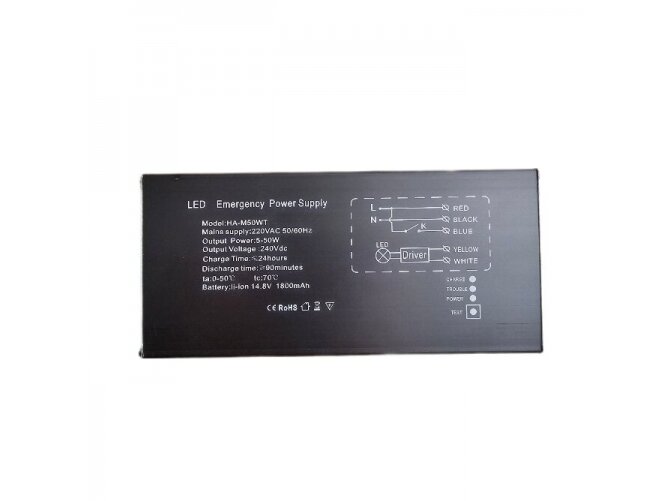 Avarinis maitinimo šaltinis LED lempoms | 5-50W | 230VAC | 50/60Hz 1