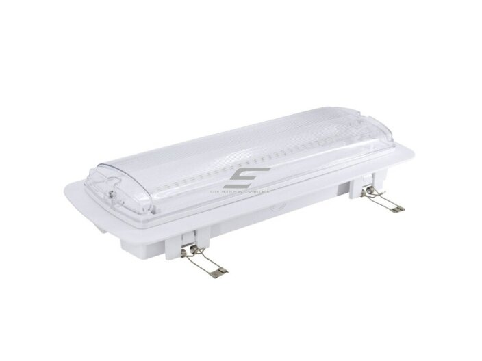 Avarinis šviestuvas | evakuacinis | su lipdukais | 3,5W | 6500K | 150lm | 230V | 352x110x68mm | 3h | IP65 | virštinkinis | Luxmena | C90-GLR-3ZP-MT3H-CNBOP | 5900280968098