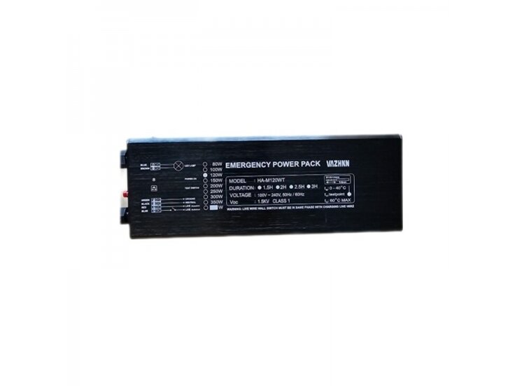 Avarinis maitinimo šaltinis LED lempoms | 30-120W | 100-265VAC | 50/60Hz | 260x85x40mm | 4772124004535