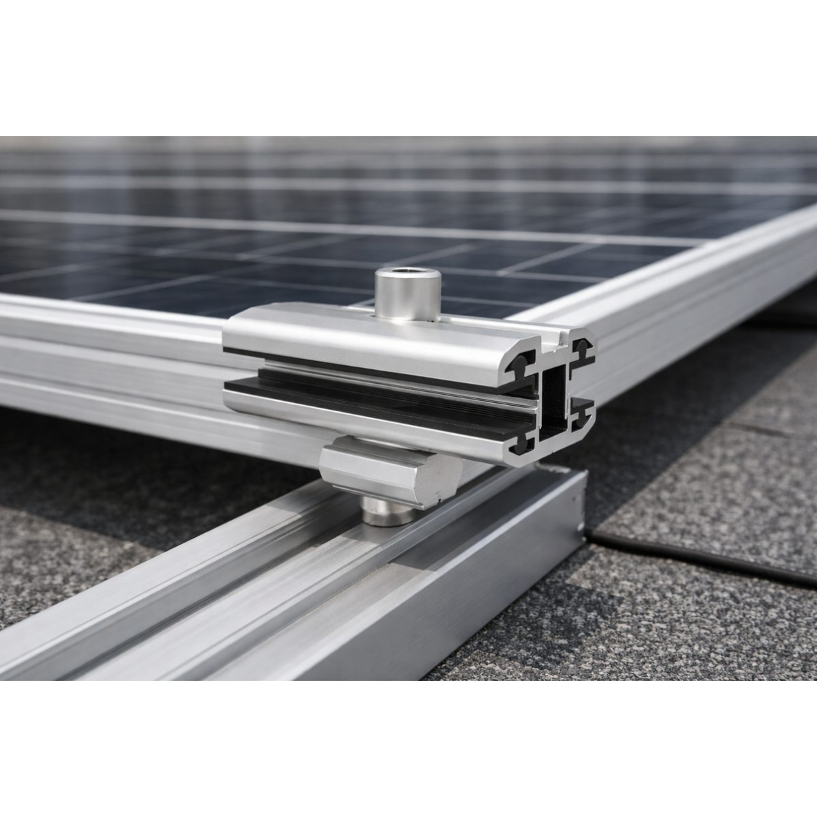 Päikesepaneelide kinnituse otsaklamber | 40 mm | alumiinium | anodeeritud | katustele 3 Päikesepaneelide kinnituse otsaklamber | 40 mm | alumiinium | anodeeritud | katustele 3